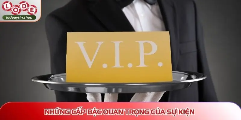 Những cấp bậc quan trọng của sự kiện